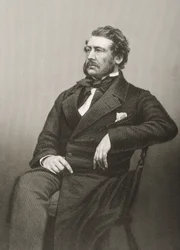 Capitano William Harrison (1812-60), inciso da D.J. Pound da una fotografia, da 